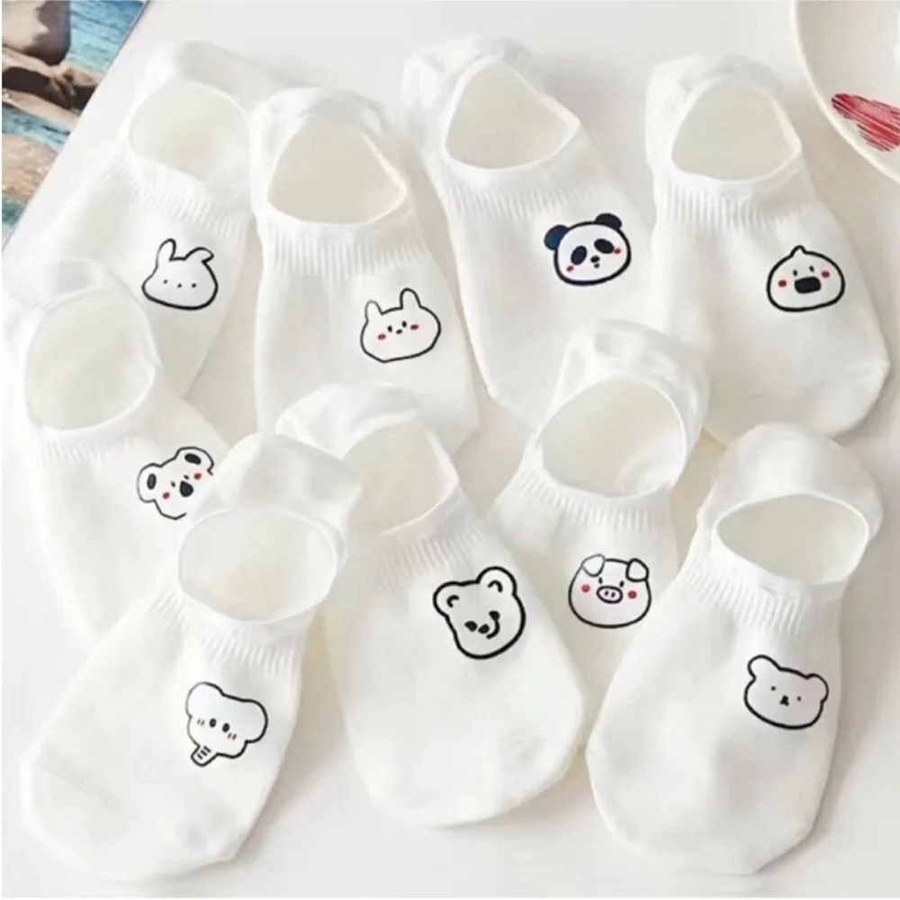 Women's Socks & Hosiery 10 Pairs Cute Print Soft & Lightweight Low Cut Ankle